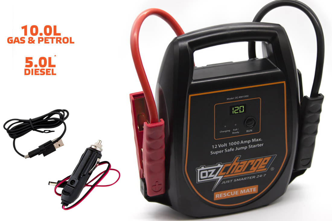OzCharge RM1000 Super Capacitor Jump Starter