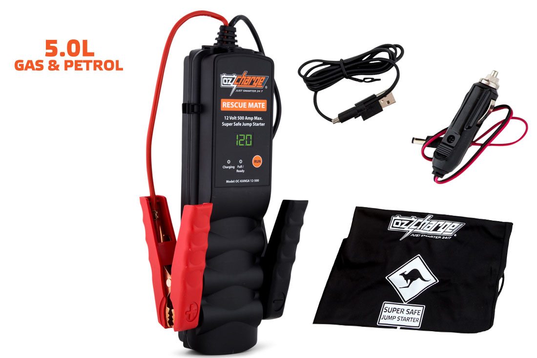 OzCharge RM500 Super Capacitor Jump Starter Accessories