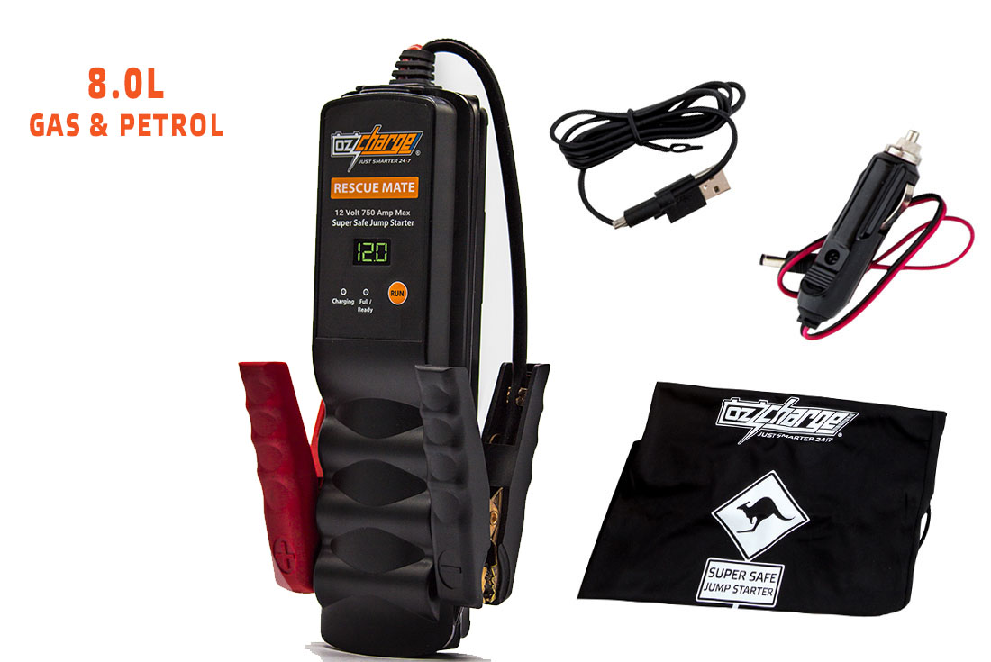 OzCharge RM750 Super Capacitor Jump Starter Accessories
